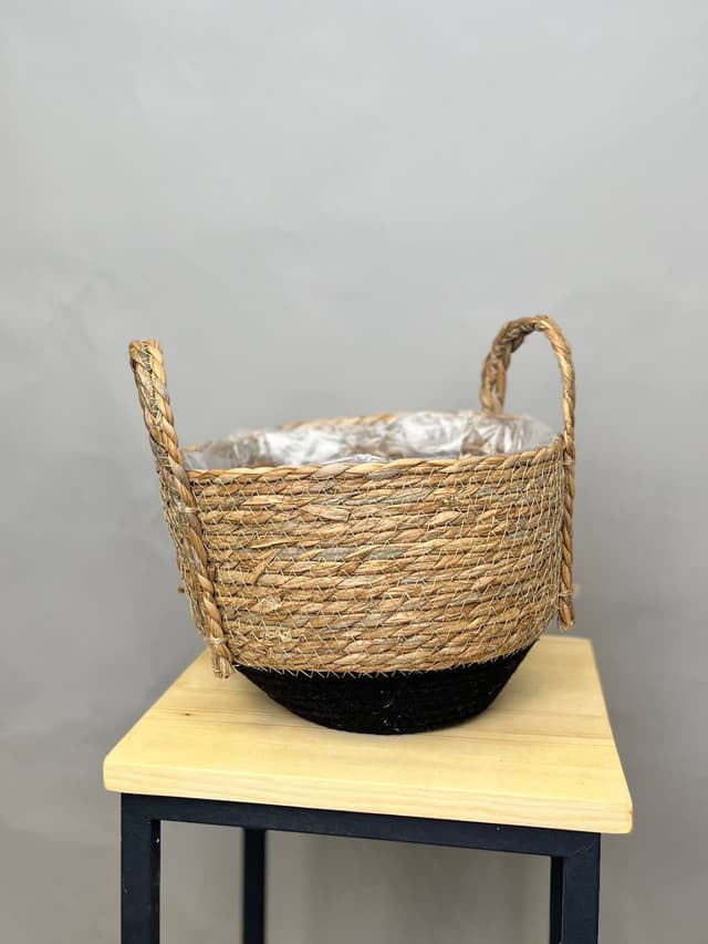 Корзина плетенная рогоз D25xH29 BD16 Корзина плетенная рогоз D25xH29 BD16