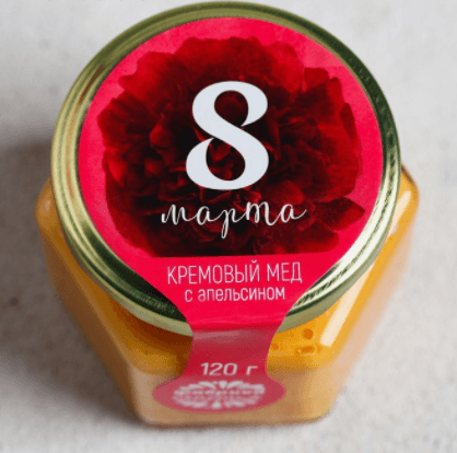 Крем-мёд с апельсином «8 Марта», 120 г