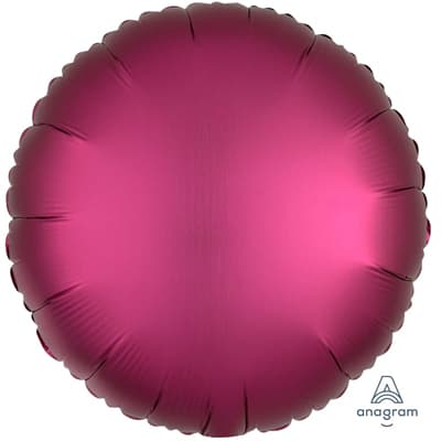 Круги сатин бургундия 45 см Круги сатин бургундия 45 см