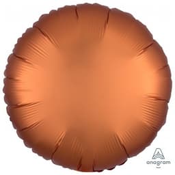 Круги сатин оранжевый 45 см