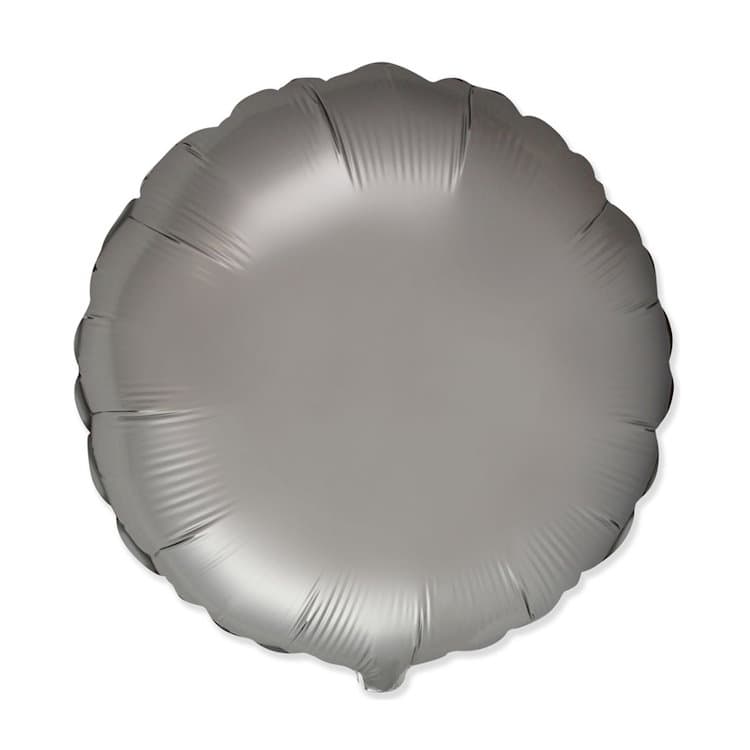 Круги сатин стальной серый / steel grey 45 см