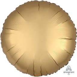 Круги сатин золото 45 см