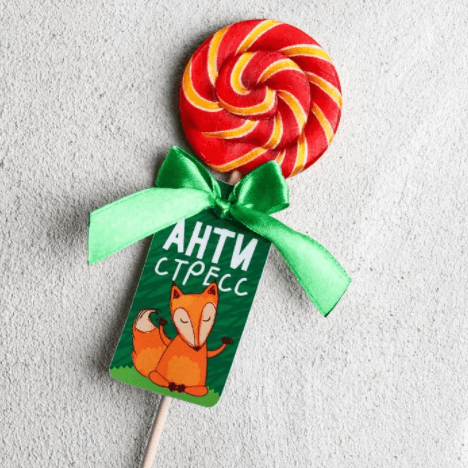 Леденец на палочке «Антистресс», 15 г