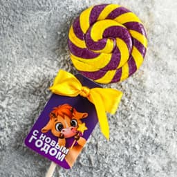 Леденец на палочке «Бычок»: со вкусом сливы,15 г