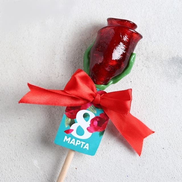 Леденец в форме розы «Сегодня твой день», 75 г Леденец в форме розы «Сегодня твой день», 75 г