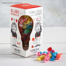 Леденцы в лампочке "Абсолют гениальности" 50 г