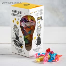 Леденцы в лампочке "Мозговой стимулятор" 50 г