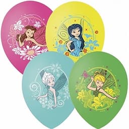 M 12"/30см Пастель+Декоратор (шелк) 1 ст. 4 цв. рис Дисней цветной Феи /