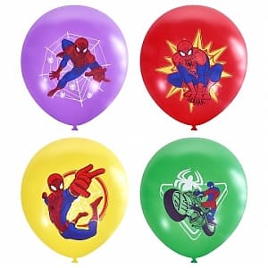 M 12"/30см Пастель+Декоратор (шелк) 1 ст. 4 цв. рис Марвел цветной Человек-Паук / M 12"/30см Пастель+Декоратор (шелк) 1 ст. 4 цв. рис Марвел цветной Человек-Паук /