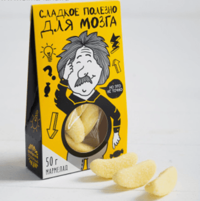 Мармелад «Для мозга»: со вкусом банан, 50 г.