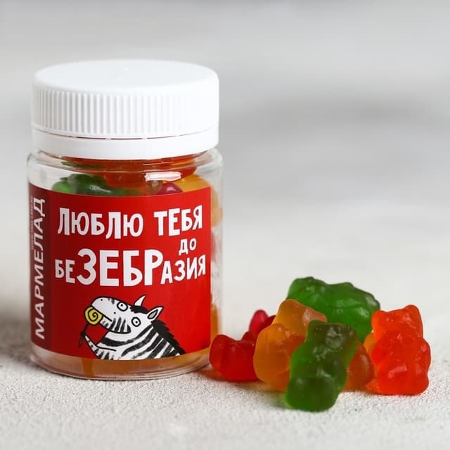 Мармелад «Люблю тебя», 50 г Мармелад «Люблю тебя», 50 г