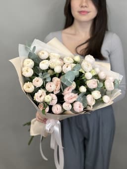 Цветочный букет "Румяна" M