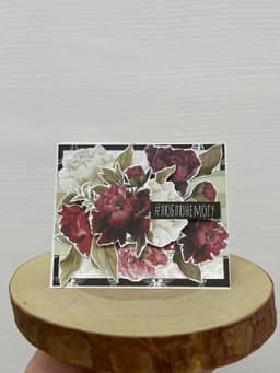 Мини открытка крафт (ручная работа) 24 Проспект