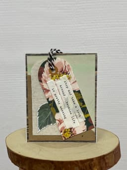 Мини открытка крафт (ручная работа) 25 Проспект
