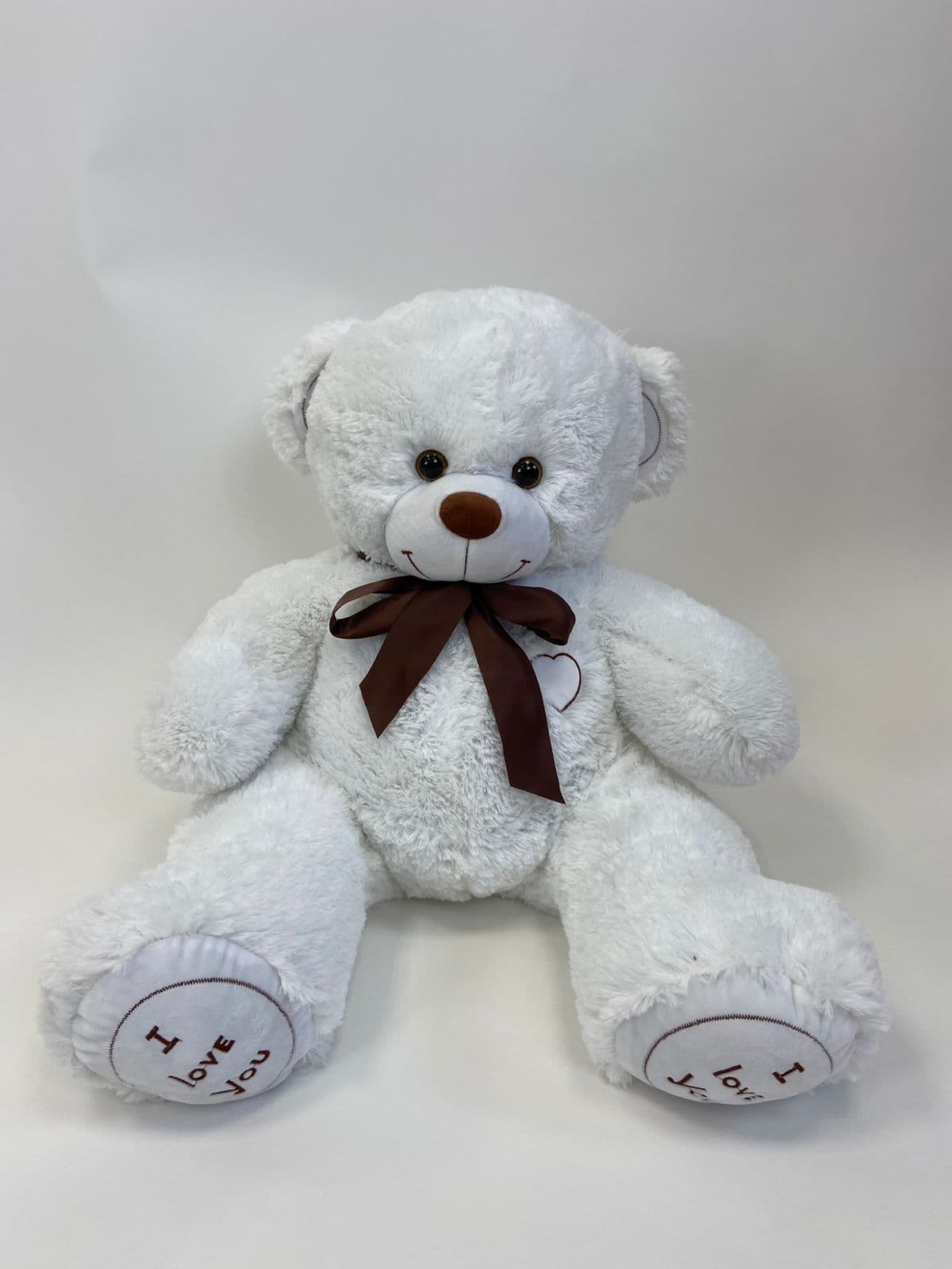 Мишка Феликс белый 110 см