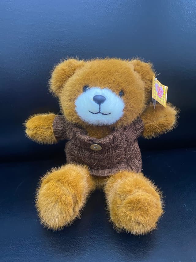 Мишка в вязаной кофте 30 см Мишка в вязаной кофте 30 см