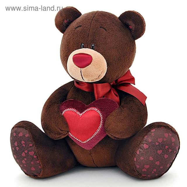 Мягкая игрушка «Choco с сердцем» 20 см Мягкая игрушка «Choco с сердцем» 20 см