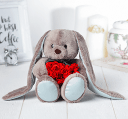 Мягкая игрушка «Джентльмен Lu», заяц, 25 см