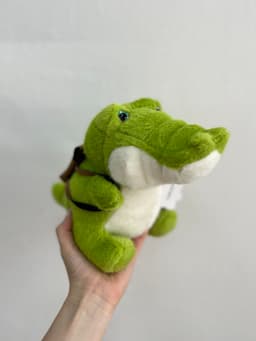 Мягкая игрушка "Крокодил" зеленый 22 см