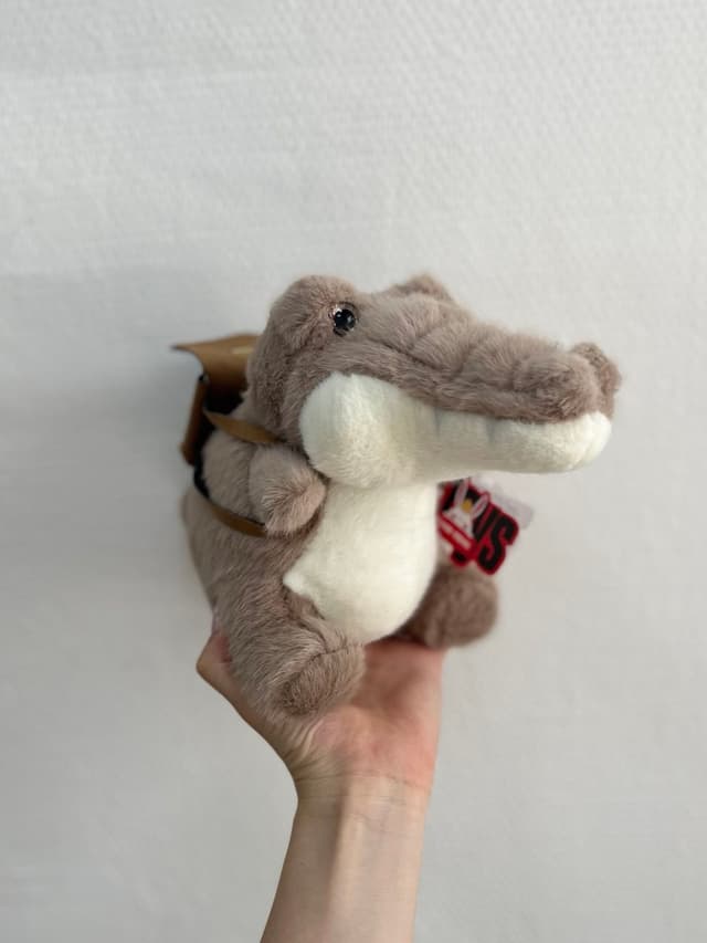 Мягкая игрушка "Крокодил" коричневый 22 см Мягкая игрушка "Крокодил" коричневый 22 см