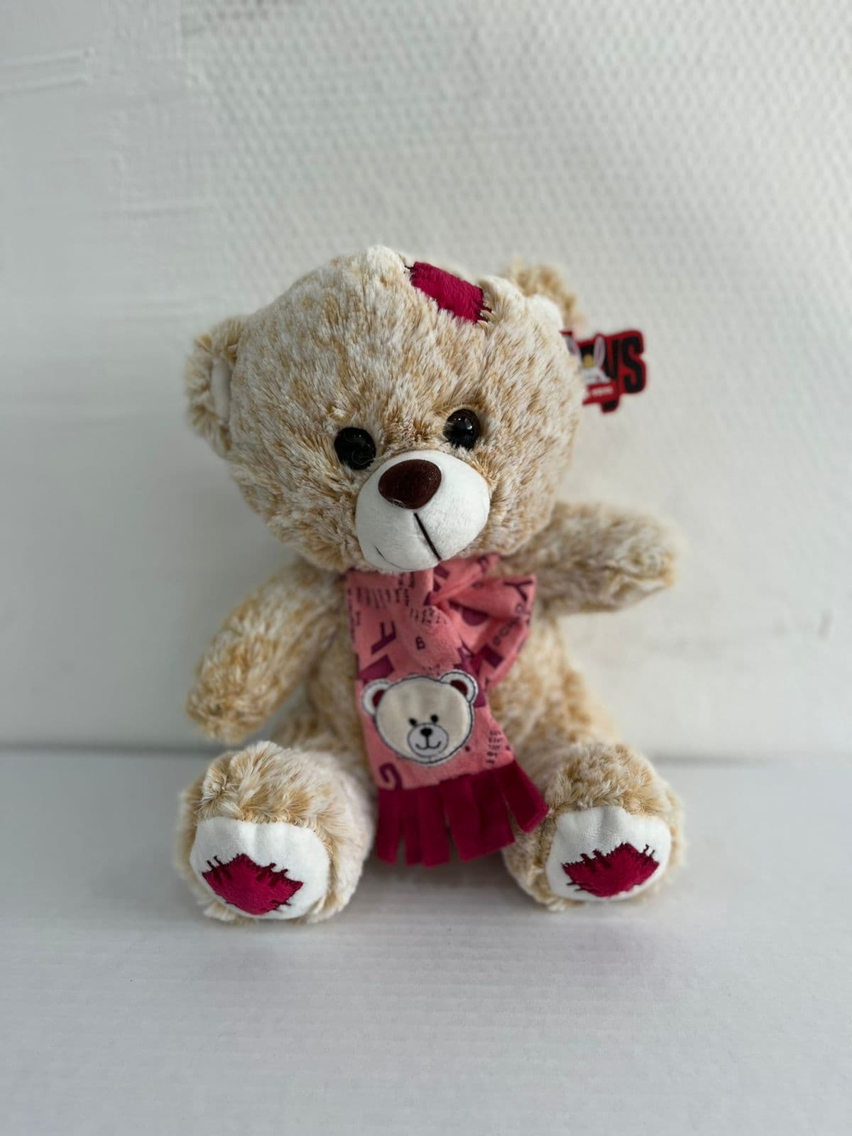 Мягкая игрушка "Мишка с шарфом" 25 см