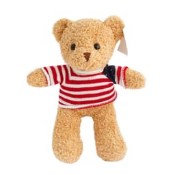 Мягкая игрушка "Мишка" в полосатом свитере, 38 см