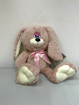 Мягкая игрушка «Заяц» розовая 22 см