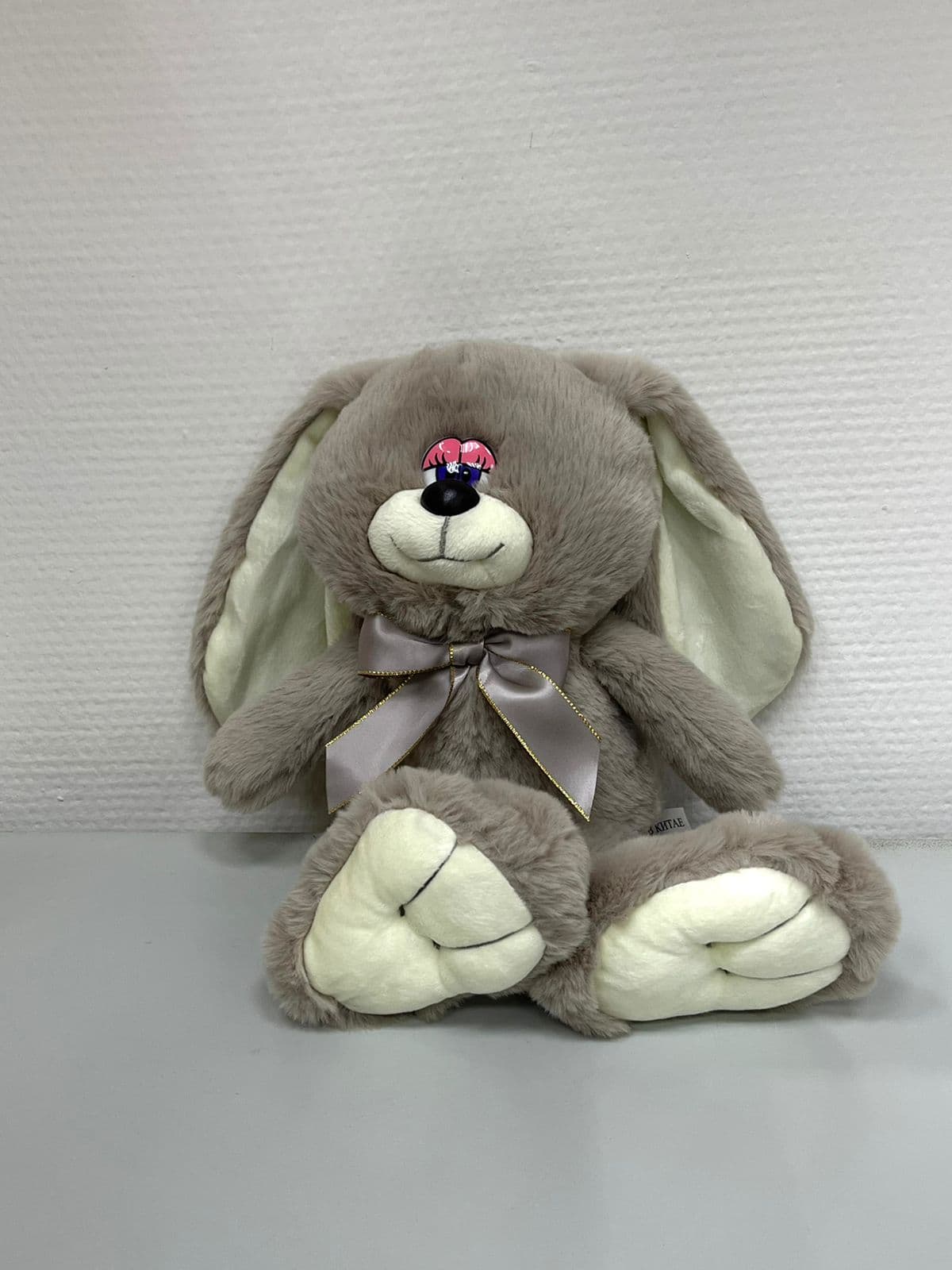 Мягкая игрушка «Заяц» серыц 22 см