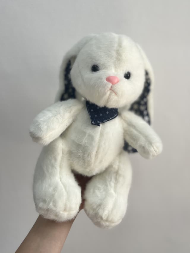 Мягкая игрушка «Зайчик» синий 30 см Мягкая игрушка «Зайчик» синий 30 см