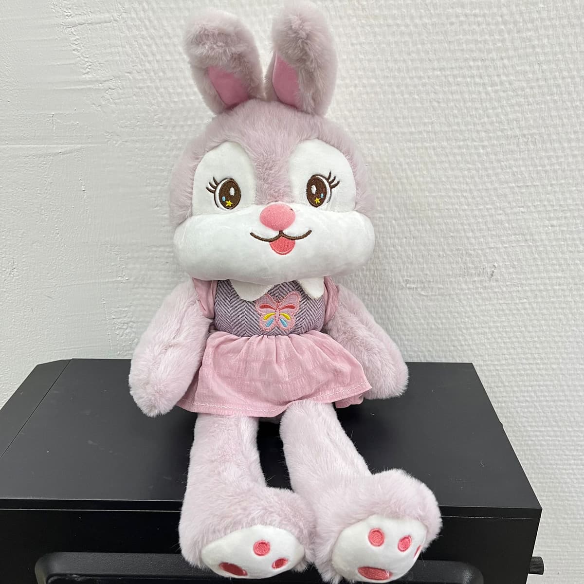 Мягкая игрушка "Зайка" 46 см, нежно-розовый