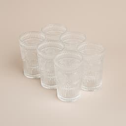 Набор стаканов SL Home «Ларго», 400 мл, 8×13 см, стекло, прозрачный