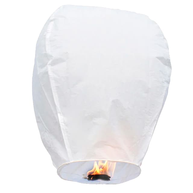 Небесный фонарик Белый 85*78*31см Небесный фонарик Белый 85*78*31см