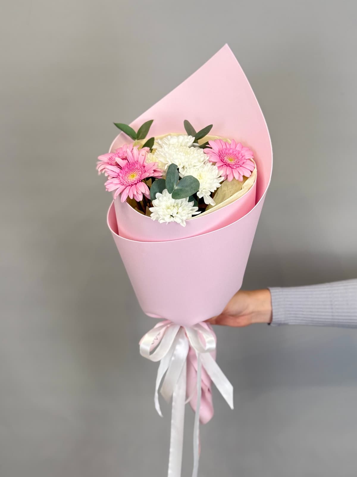 Нежный букет "Розовая соль"