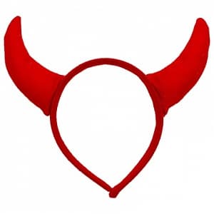 Ободок Красные рога