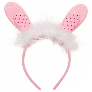 Ободок Розовые Ушки