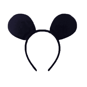 Ободок с ушками Минни черный