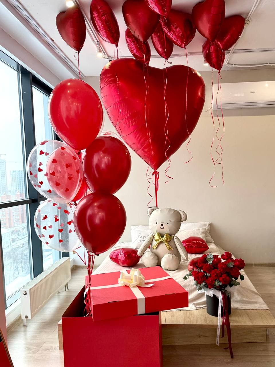 Оформление из шаров «14 Февраля»