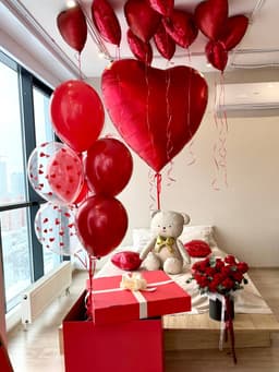 Оформление из шаров «14 Февраля»