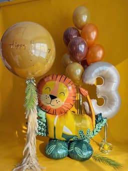 Оформление из шаров «Джунгли-пати»