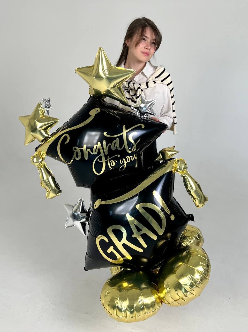 Оформление из шаров «Выпускник. Звезды»