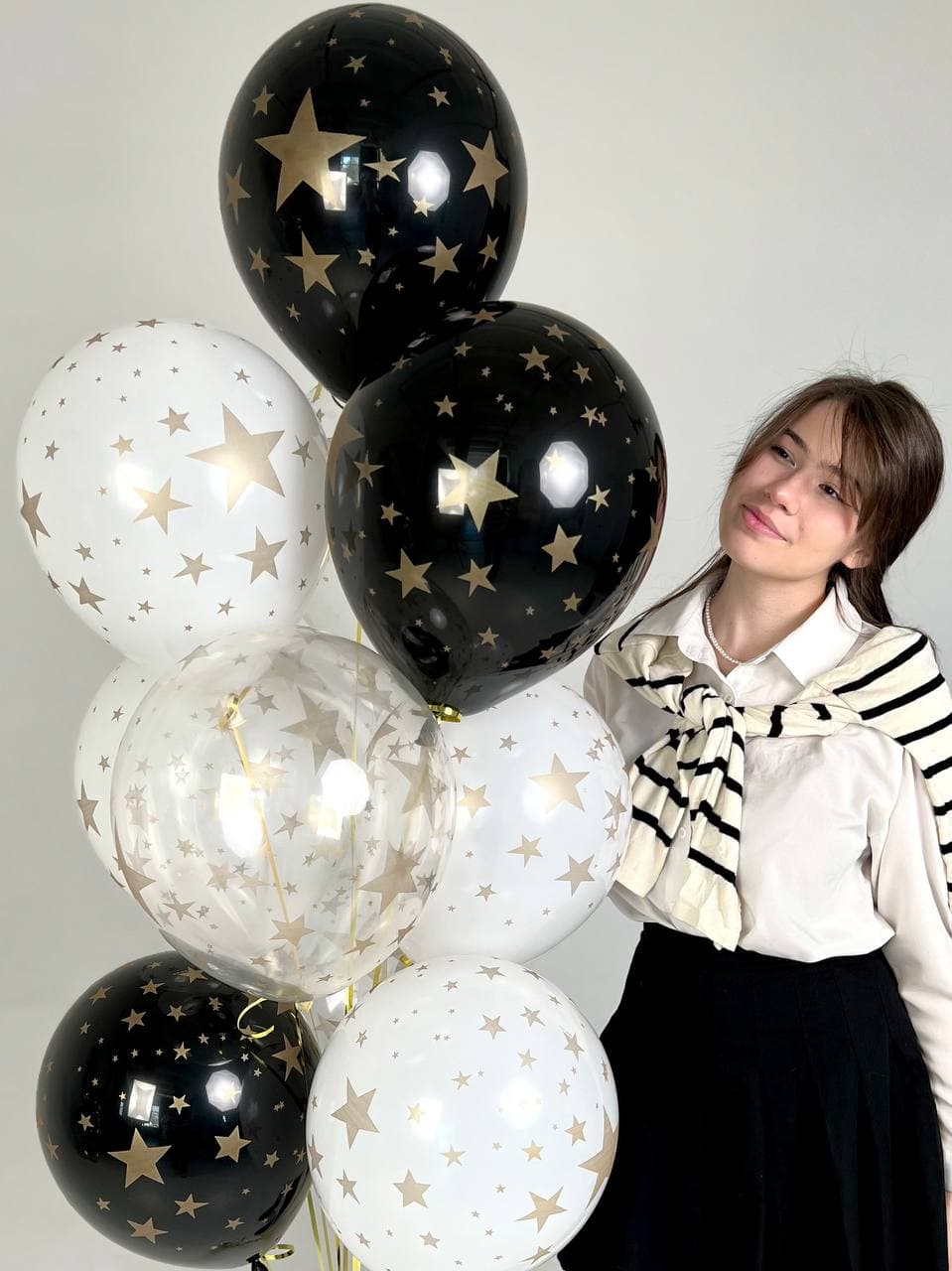 Оформление из шаров «Выпускник. Звезды»