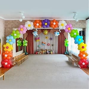 Оформление выпускной в детском саду №5