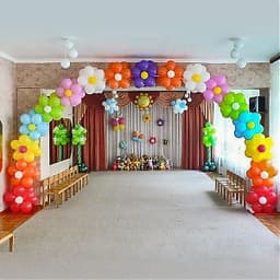 Оформление выпускной в детском саду №5