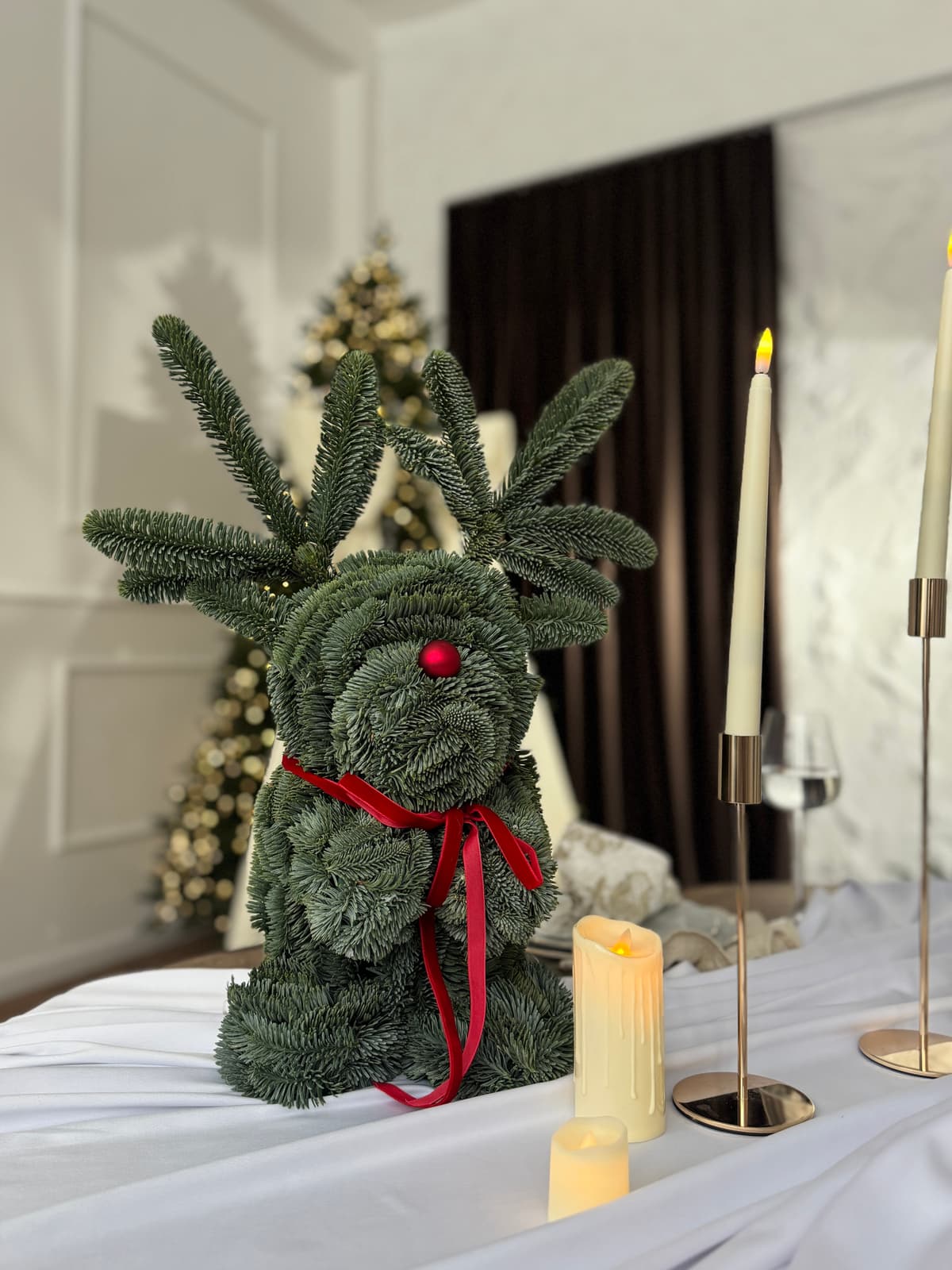 Олень из елки "Рудольф"