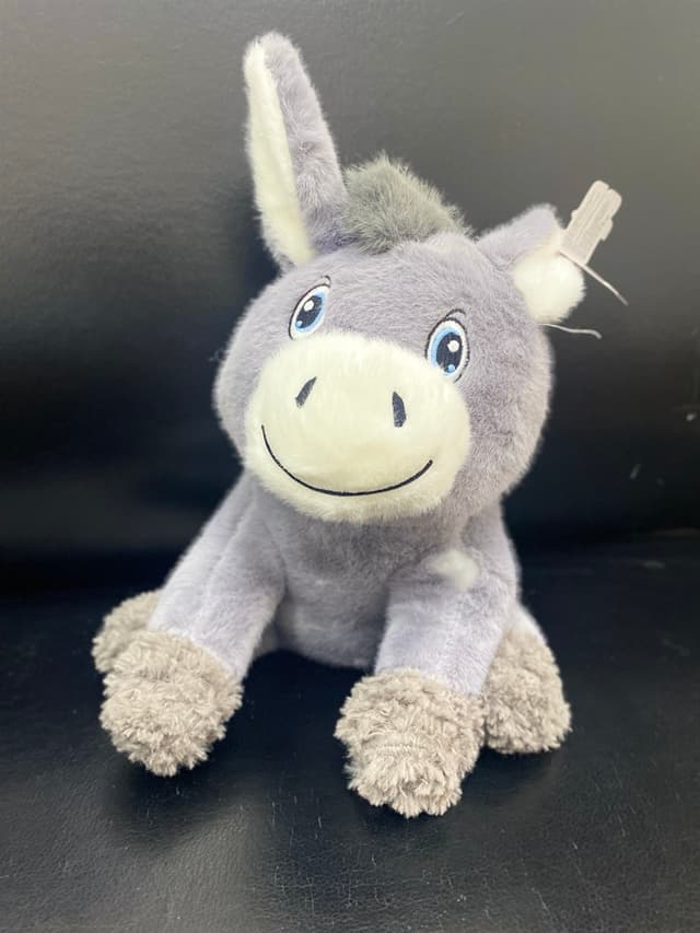 Ослик с серой челкой, сиреневый Ослик с серой челкой, сиреневый