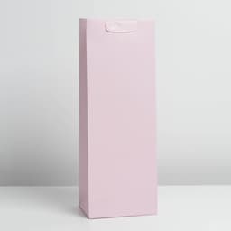 Пакет под бутылку «Розовый», 13 x 35 x 10 см