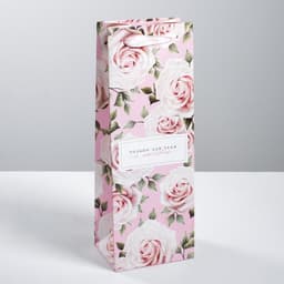 Пакет под бутылку «Только для тебя с любовью », 35 × 13 × 10 см