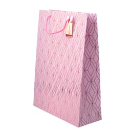 Пакет подарочный "Розовый узор" / 31*42*12 см / 1 шт /