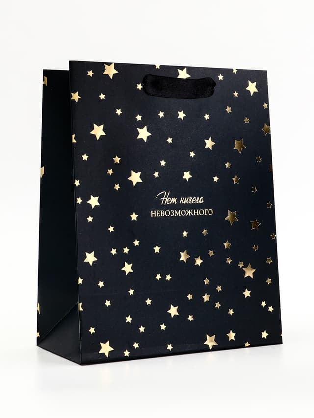 Пакет подарочный вертикальный «Нет невозможного», 18×23×10 см Пакет подарочный вертикальный «Нет невозможного», 18×23×10 см