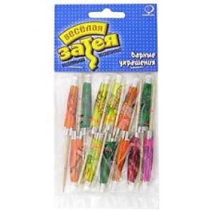 Пика д/канапе Зонтик дер 10см 12шт/G Пика д/канапе Зонтик дер 10см 12шт/G